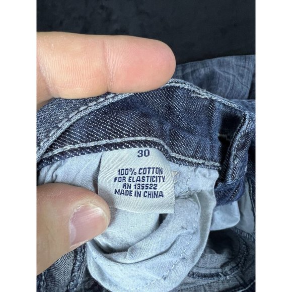 Fe Foeyal Mens Blue Denim Jeans Pants Straight Leg Size 30 - Picture 3 of 14